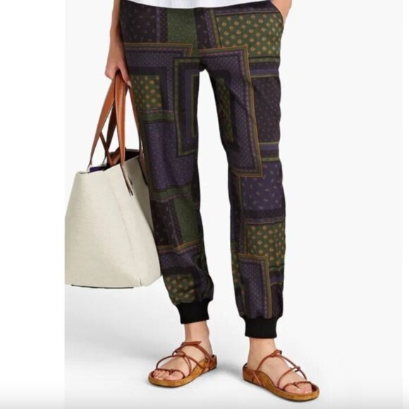 VERONICA BEARD Sparrow Geo Ed Crepe Pants Size 2 - Picture 1 of 7
